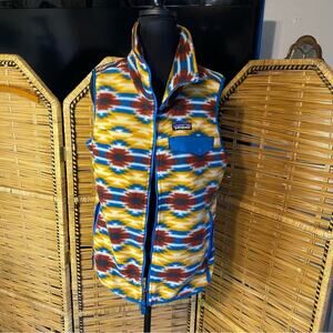 Patagonia Synchilla Multicolor Fleece Vest Aztec Southwest
